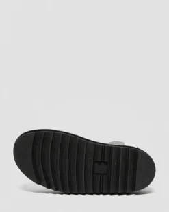 Dr. Martens Sandales Blaire En Cuir Hydro à Brides Blanc — Hydro Leather Cheap