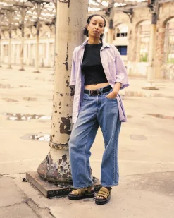 Dr. Martens Sandales Blaire En Cuir Tumbled Nubuck Savannah Tan — Tumbled Nubuck Outlet