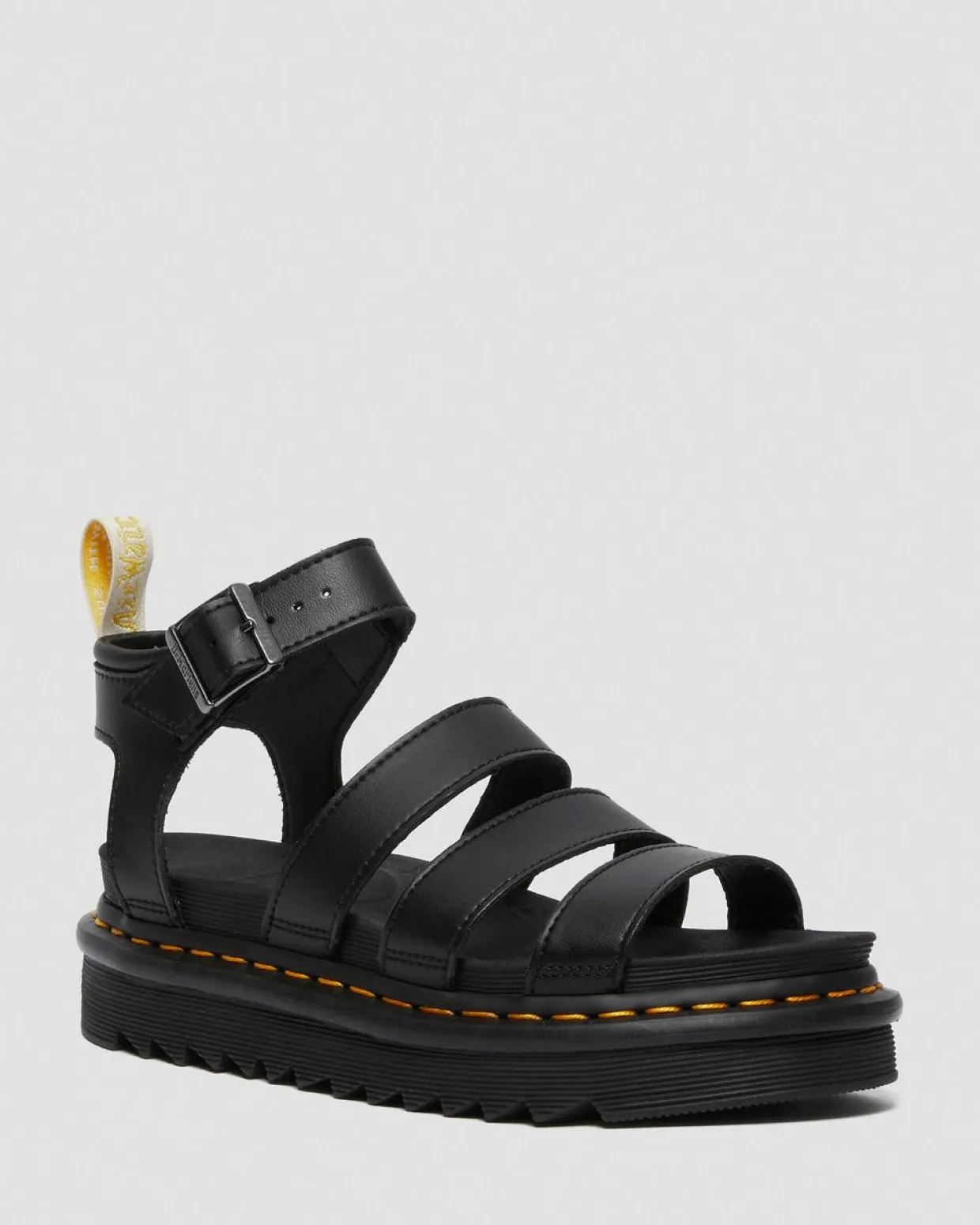 Dr. Martens Sandales Blaire Felix Rub Off Vegan à Brides Noir — Felix Rub Off Cheap