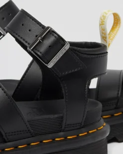 Dr. Martens Sandales Blaire Felix Rub Off Vegan à Brides Noir — Felix Rub Off Cheap