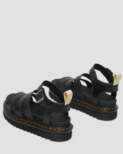 Dr. Martens Sandales Blaire Felix Rub Off Vegan à Brides Noir — Felix Rub Off Cheap