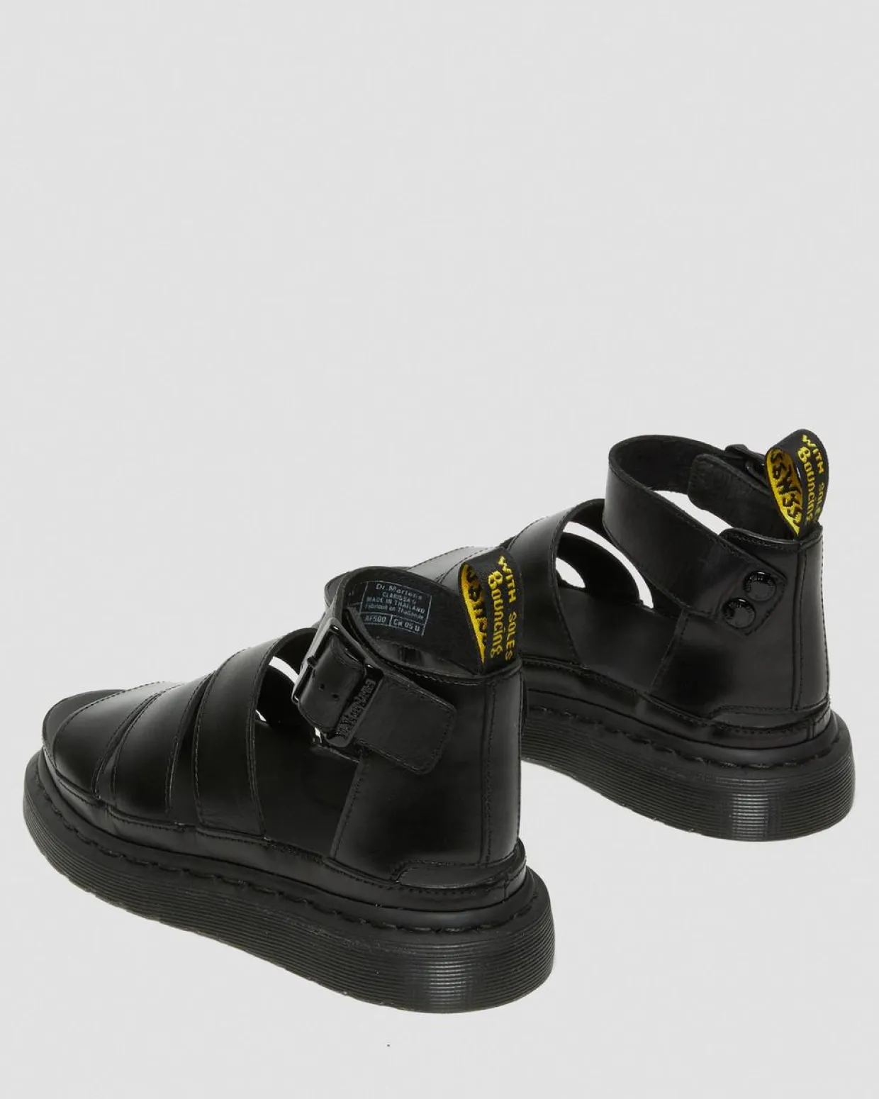 Dr. Martens SANDALES CLARISSA II EN CUIR À BRIDES Noir — Brando Best