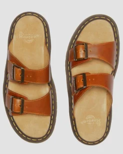 Dr. Martens Sandales Josef En Cuir à Boucles Oak — Analine Store