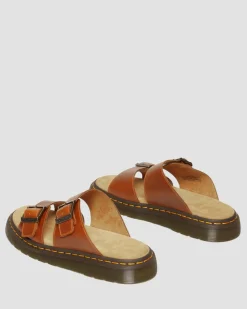 Dr. Martens Sandales Josef En Cuir à Boucles Oak — Analine Store