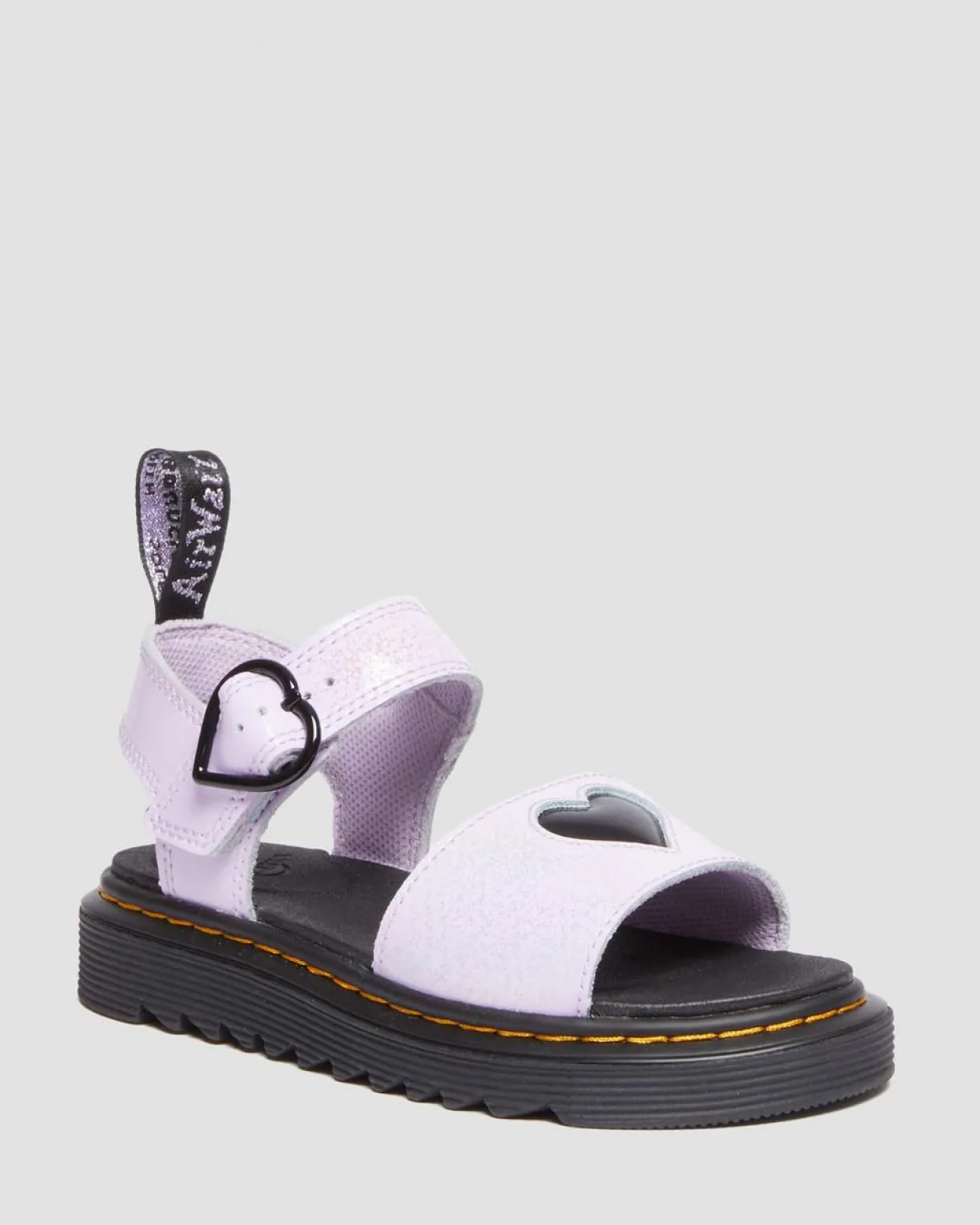 Dr. Martens Sandales Marlowe Galaxy Shimmer Heart Junior Lilas — Galaxy Shimmer Cheap