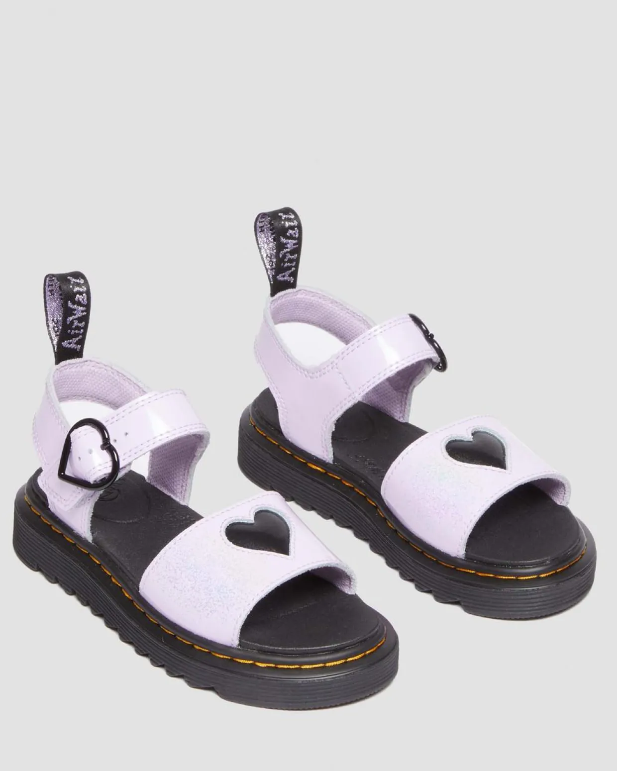 Dr. Martens Sandales Marlowe Galaxy Shimmer Heart Junior Lilas — Galaxy Shimmer Cheap