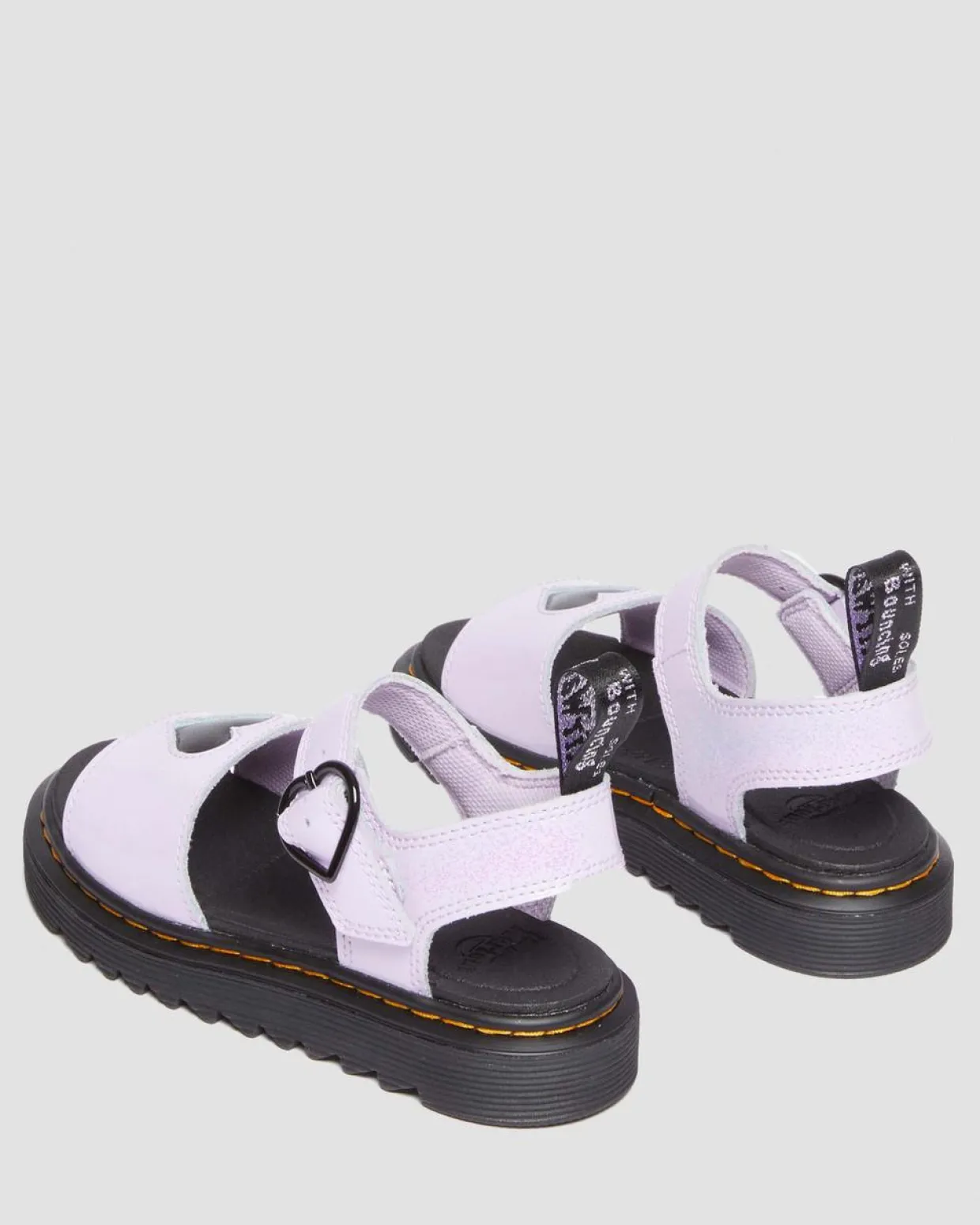 Dr. Martens Sandales Marlowe Galaxy Shimmer Heart Junior Lilas — Galaxy Shimmer Cheap