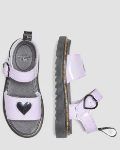 Dr. Martens Sandales Marlowe Galaxy Shimmer Heart Junior Lilas — Galaxy Shimmer Cheap