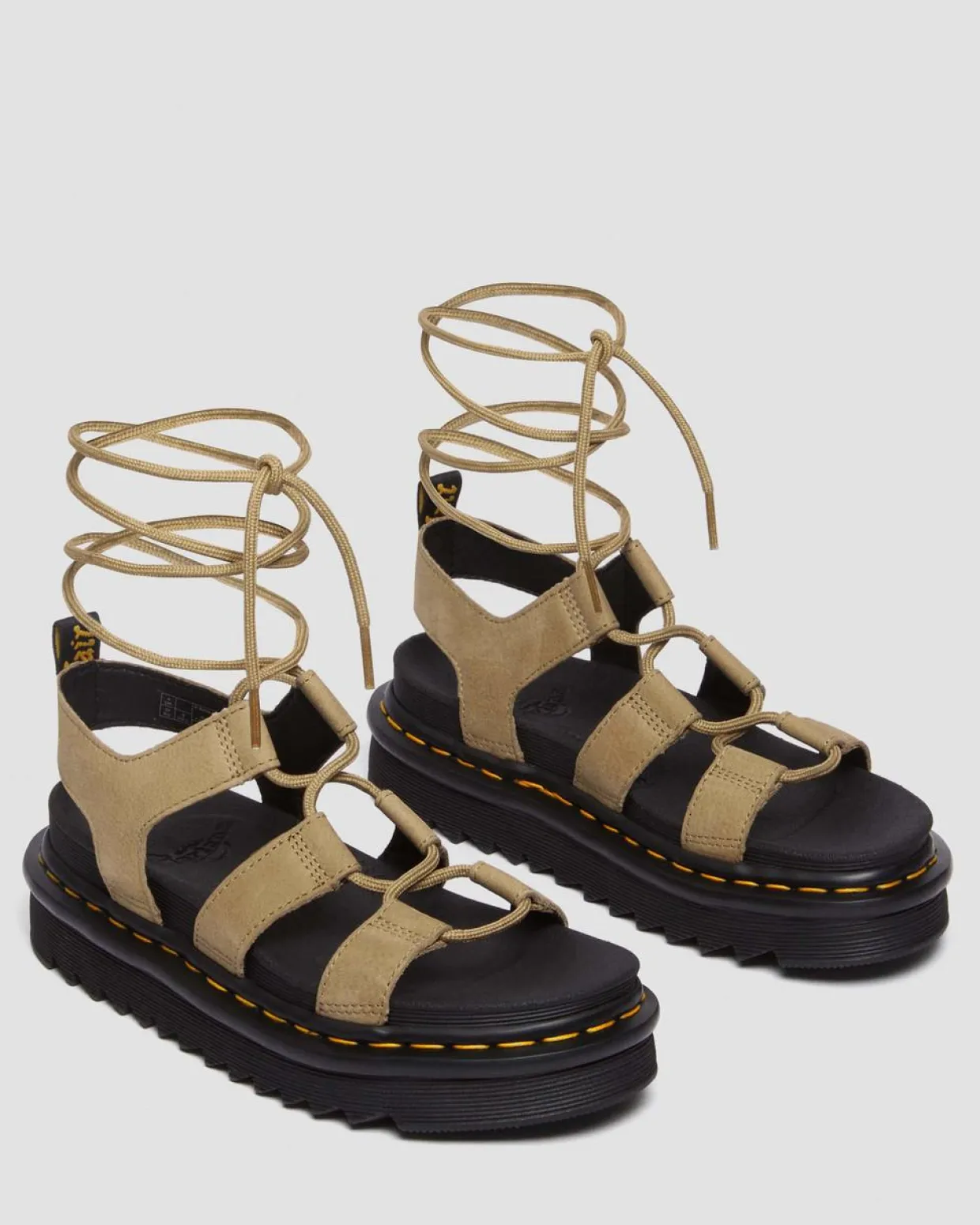 Dr. Martens Sandales Nartilla En Cuir Tumbled Nubuck Savannah Tan — Tumbled Nubuck Store