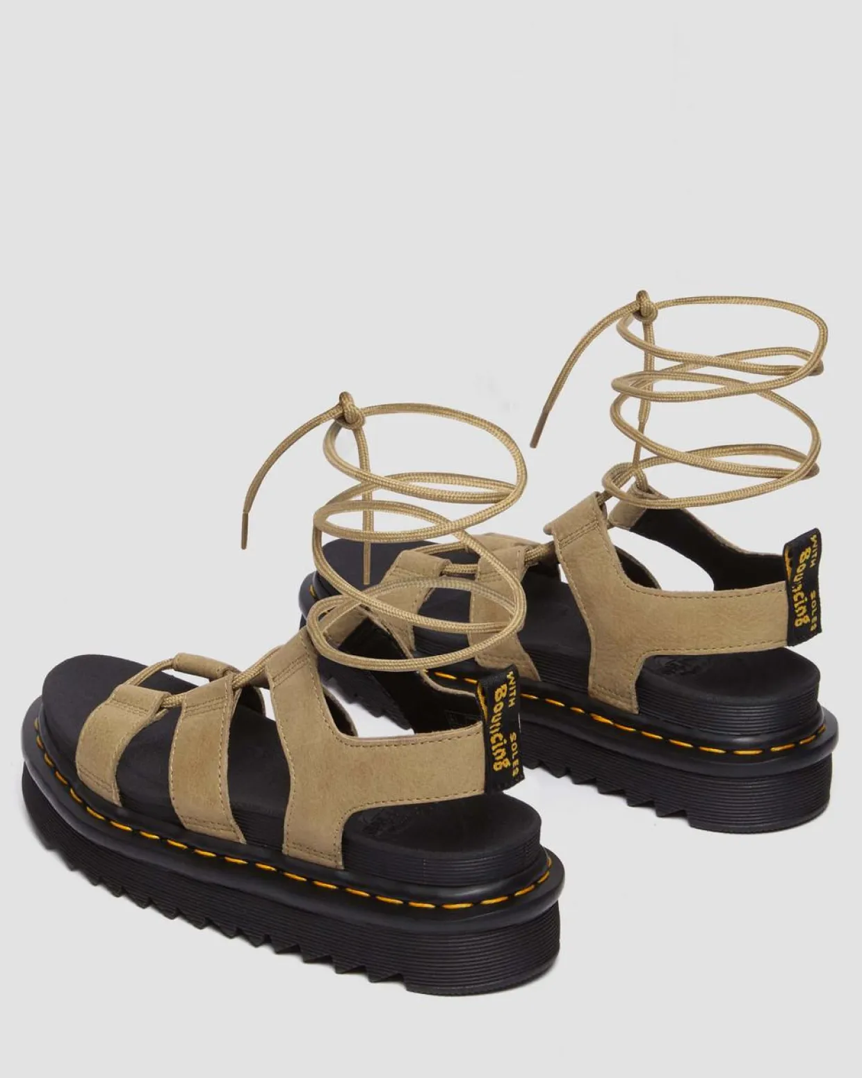 Dr. Martens Sandales Nartilla En Cuir Tumbled Nubuck Savannah Tan — Tumbled Nubuck Store