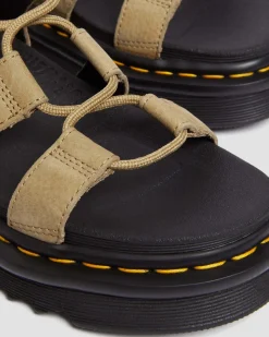 Dr. Martens Sandales Nartilla En Cuir Tumbled Nubuck Savannah Tan — Tumbled Nubuck Store
