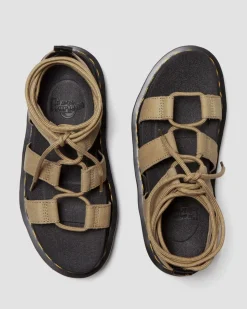 Dr. Martens Sandales Nartilla En Cuir Tumbled Nubuck Savannah Tan — Tumbled Nubuck Store