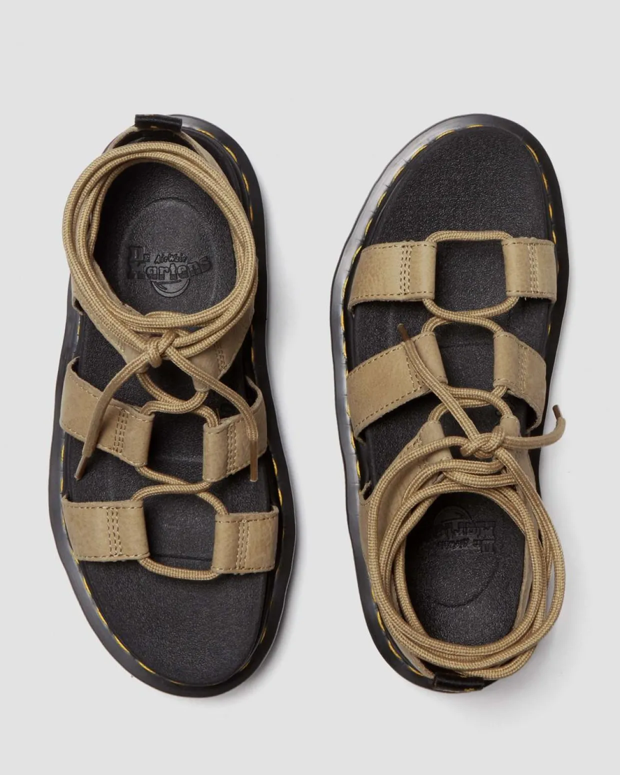 Dr. Martens Sandales Nartilla En Cuir Tumbled Nubuck Savannah Tan — Tumbled Nubuck Store