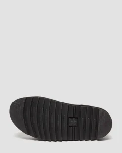 Dr. Martens Sandales Olson En Cuir Tumbled Nubuck à Zip Charcoal Grey — Tumbled Nubuck Clearance
