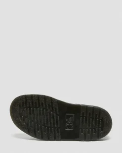 Dr. Martens Sandales Plateformes Gryphon En Cuir Noir — Pisa Online