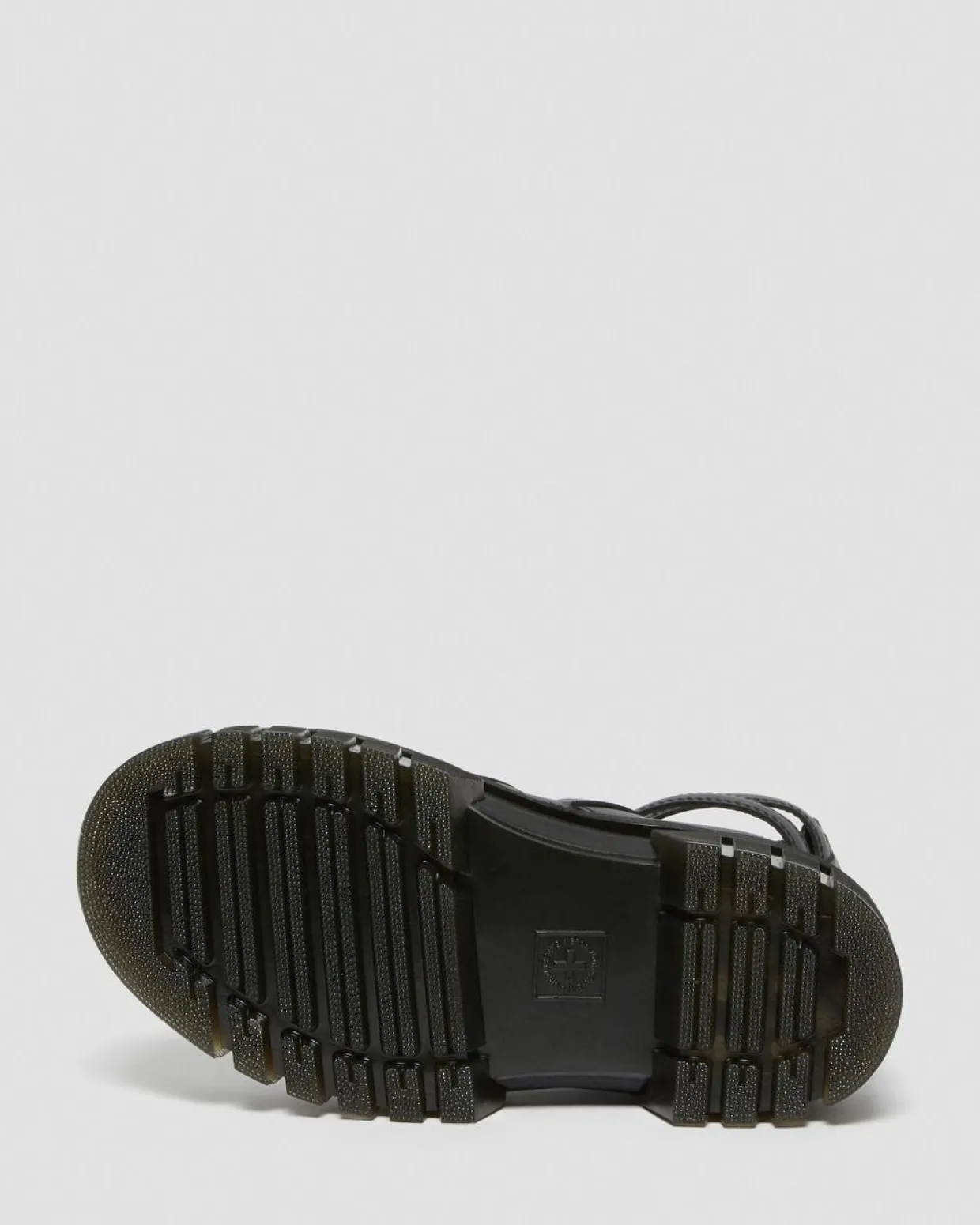 Dr. Martens Sandales Plateformes Montantes Ricki En Cuir Nappa Lux Noir — Nappa Lux Sale
