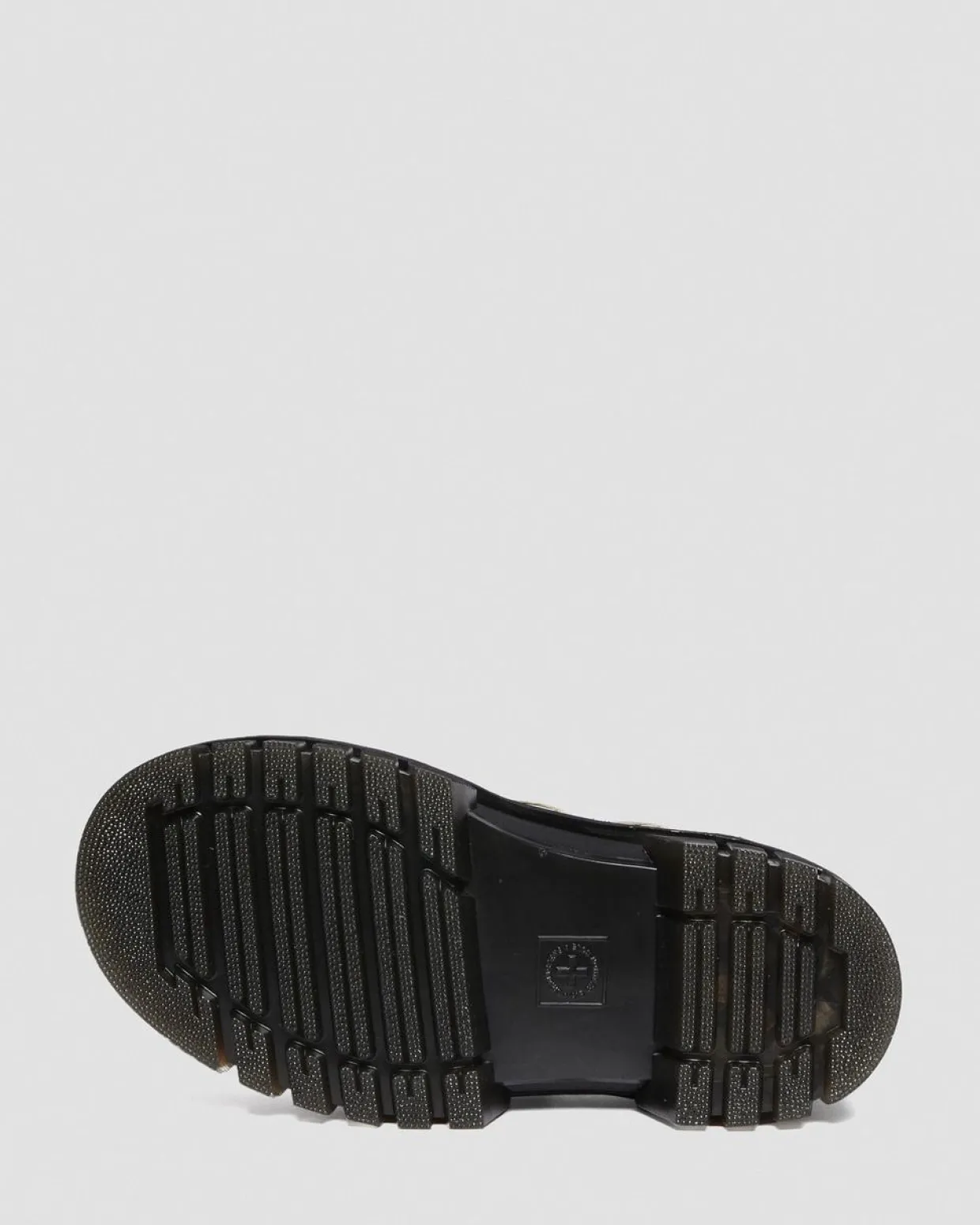 Dr. Martens Sandales Plateformes Ricki En Cuir Nappa Lux à 3 Brides Cobblestone Grey — Nappa Lux Sale