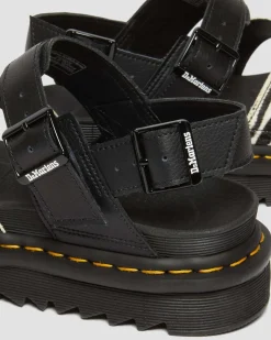 Dr. Martens Sandales Voss II En Hair-On à Imprimé Zèbre BLACK+ZEBRA PRINT Outlet