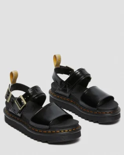 Dr. Martens Sandales Voss Vegan à Brides Noir — Oxford Cheap
