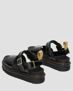 Dr. Martens Sandales Voss Vegan à Brides Noir — Oxford Cheap