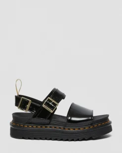 Dr. Martens Sandales Voss Vegan à Brides Noir — Oxford Cheap